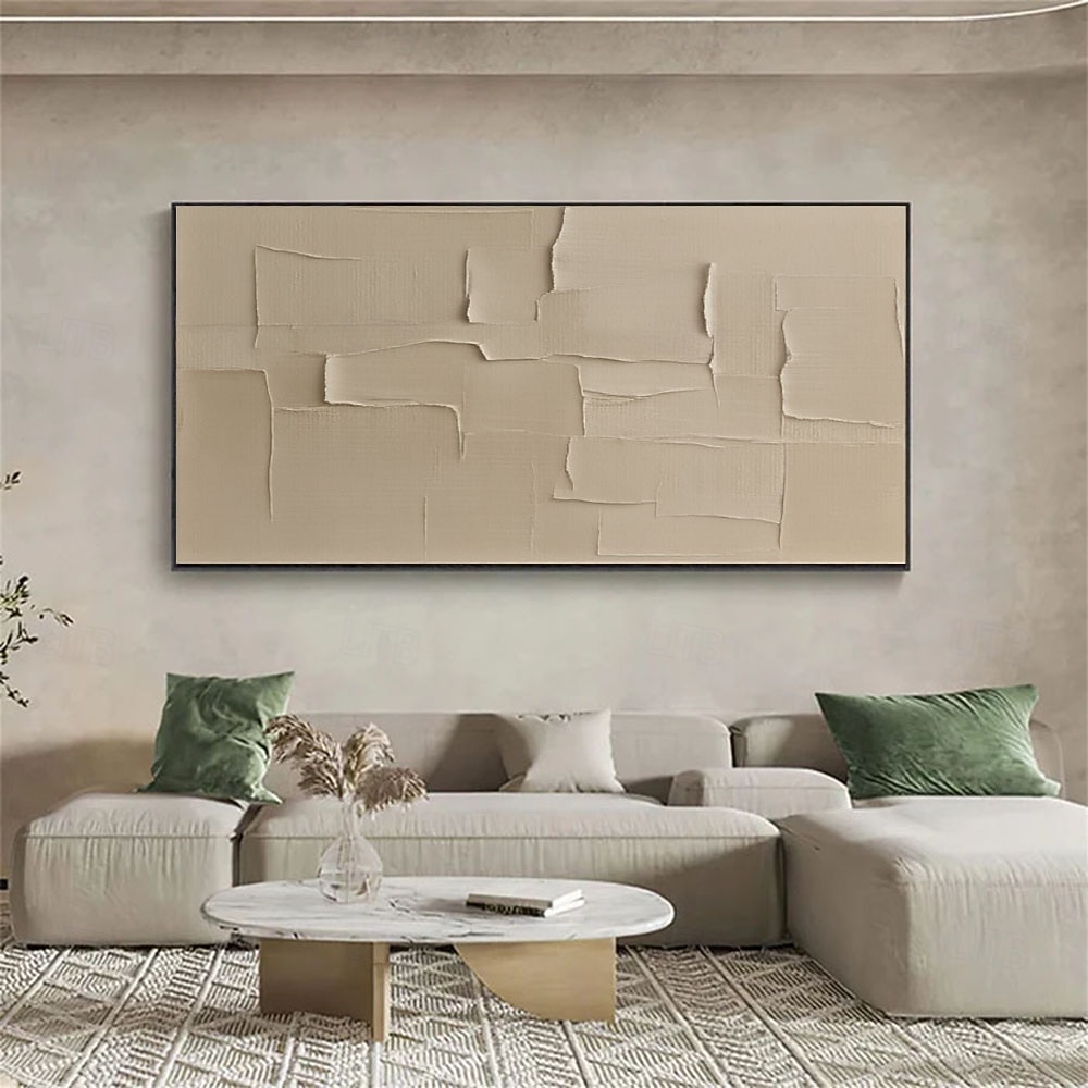 Wabi Sabi Abstract Painting Neutral Tones Painting Beige Brown ...