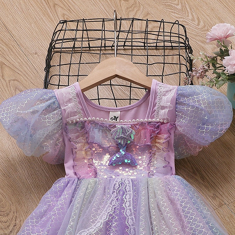 Prinzessin Kleid Cosplay Kostüm Outfits Film Niedlich Balletröckchen LED-Leuchten for Mädchen Kinder Maskerade Buchwoche Täglich Party Ferien 2026 - $41.89 –P8