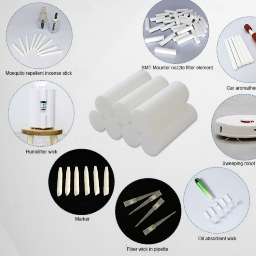 100Pcs Humidifier Stick Filter Refill - Mini Air Diffuser Pure Wicks Refill Cotton Filter Sticks Replacement Wicks for Small Portable Humidifier Diffuser in Office Bedroom Home 2026 - $15.99 –P7