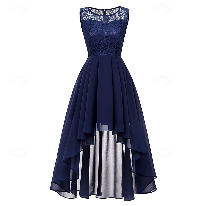 Dame Lang kjole Maxikjole Chiffonkjoler Blonde kjole Uformell kjole Elegant Mote Moderne utendørs Feriereise Ut på byen Normal عادي Ermeløs V-hals Blå Rosa Navyblå Sommer Vår 2026 - $37.99 –P14