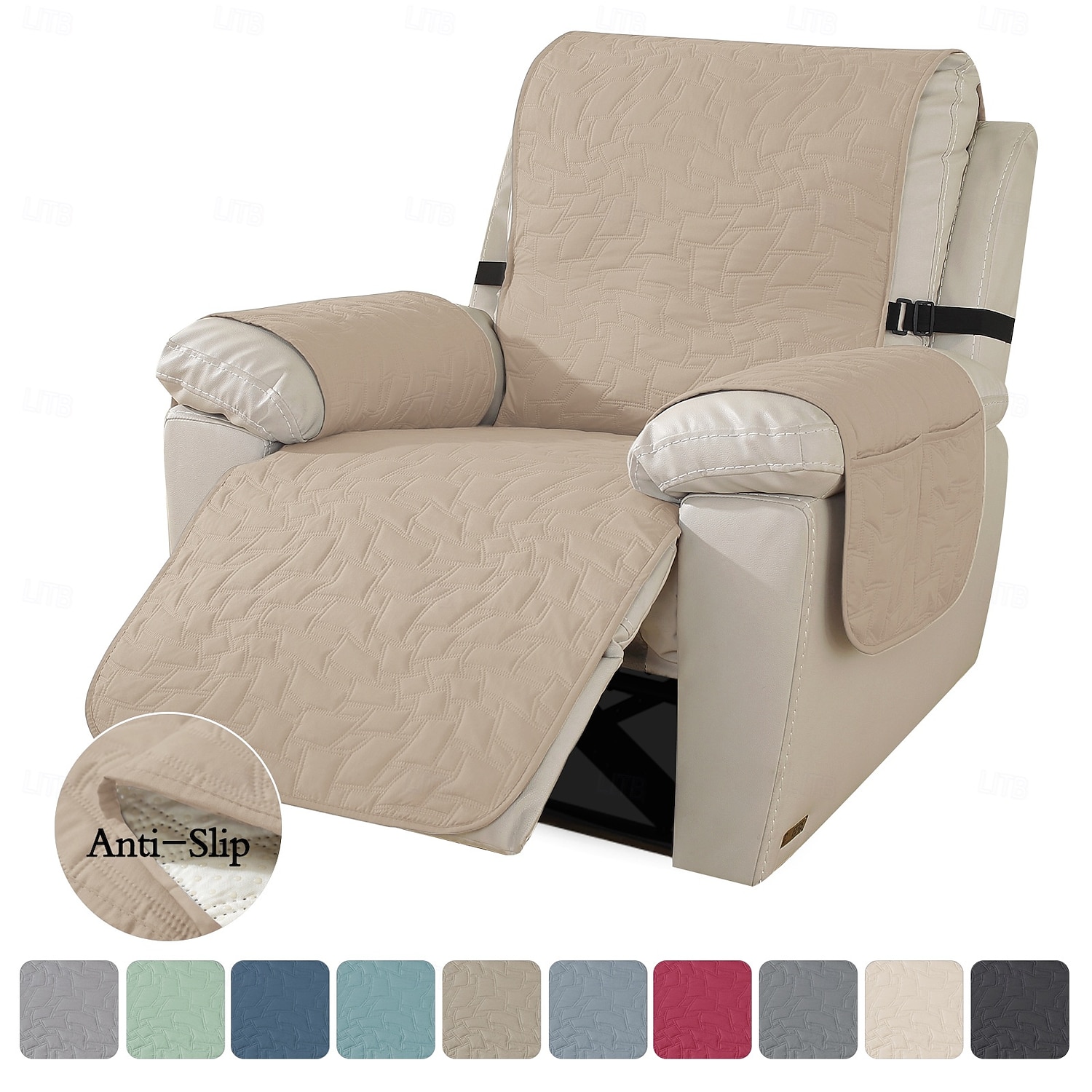 Rekbare jacquard waterdichte bankhoes, antislip, huisdiervriendelijke bankbeschermer, duurzame, vlekbestendige meubelhoes voor honden en katten 2026 - $37.99 –P20