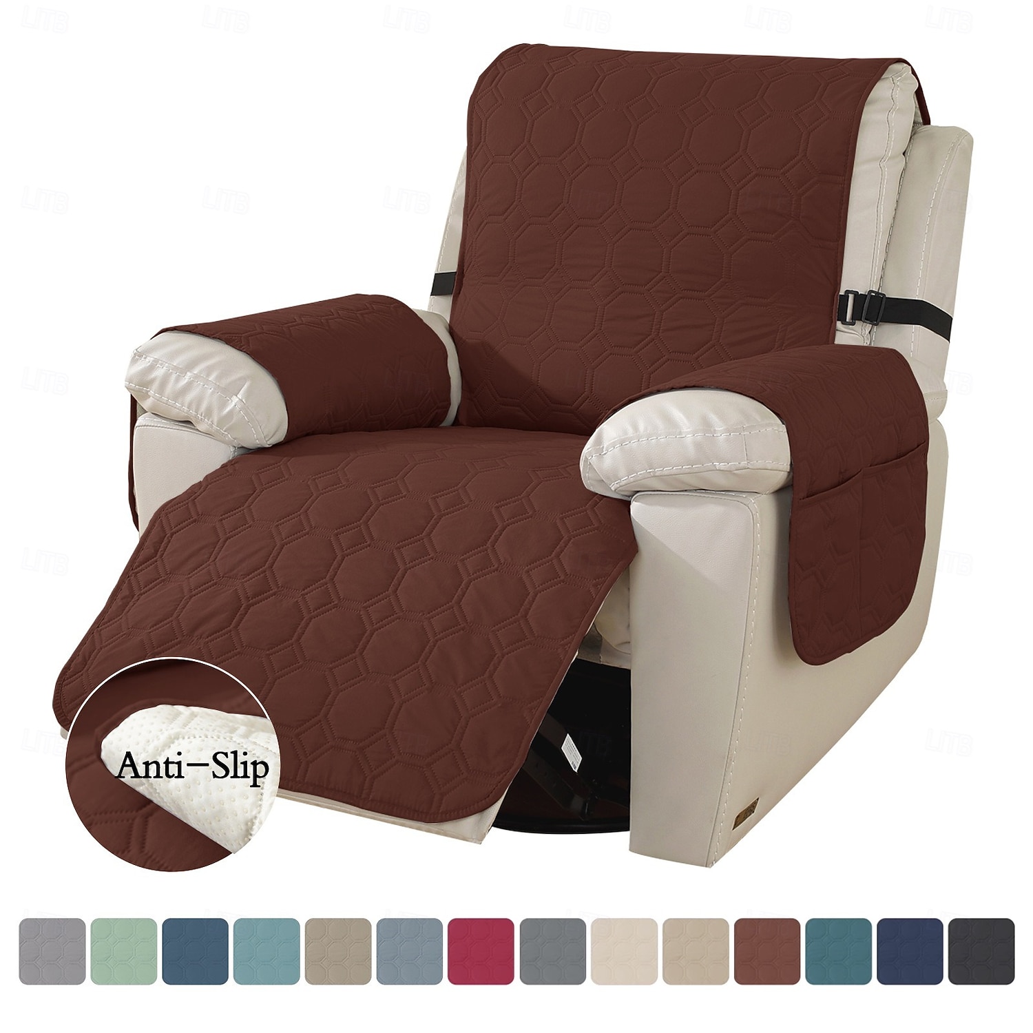 Husă de canapea impermeabilă, rabatabilă, matlasată, pentru animale de companie, din material textil, o singură bucată, acoperire completă, protector de canapea, antiderapant, antipete, protector de mobilier, utilizare în toate anotimpurile, pentru câini  2026 - $37.99 –P20