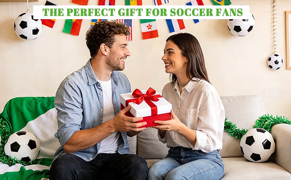 Conjunto de pulseiras para fãs de futebol, inspiradas na Copa do Mundo, com contas e pingentes de futebol. Adoro futebol! Joias ajustáveis para crianças apaixonadas por futebol. &adultos de 2026 por $11.99 –P4