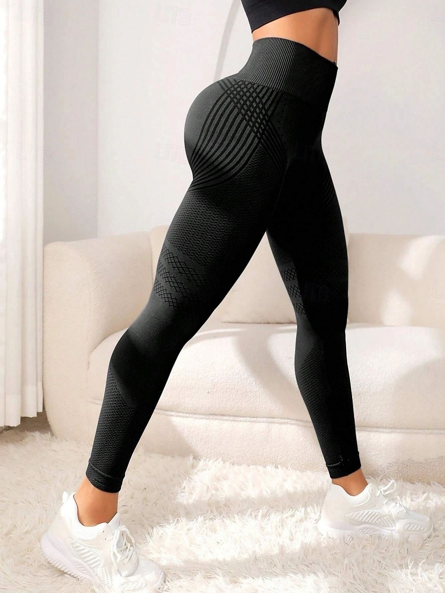 Femmes Pantalons de Pilates Pantalon de yoga Leggings de fitness Lifting des fesses plissées Taille haute Entraînement en salle Course Fitness Leggings Bas Couleur Unie Gris foncé Améthyste Abricot de 2026 ? $19.49 –P2