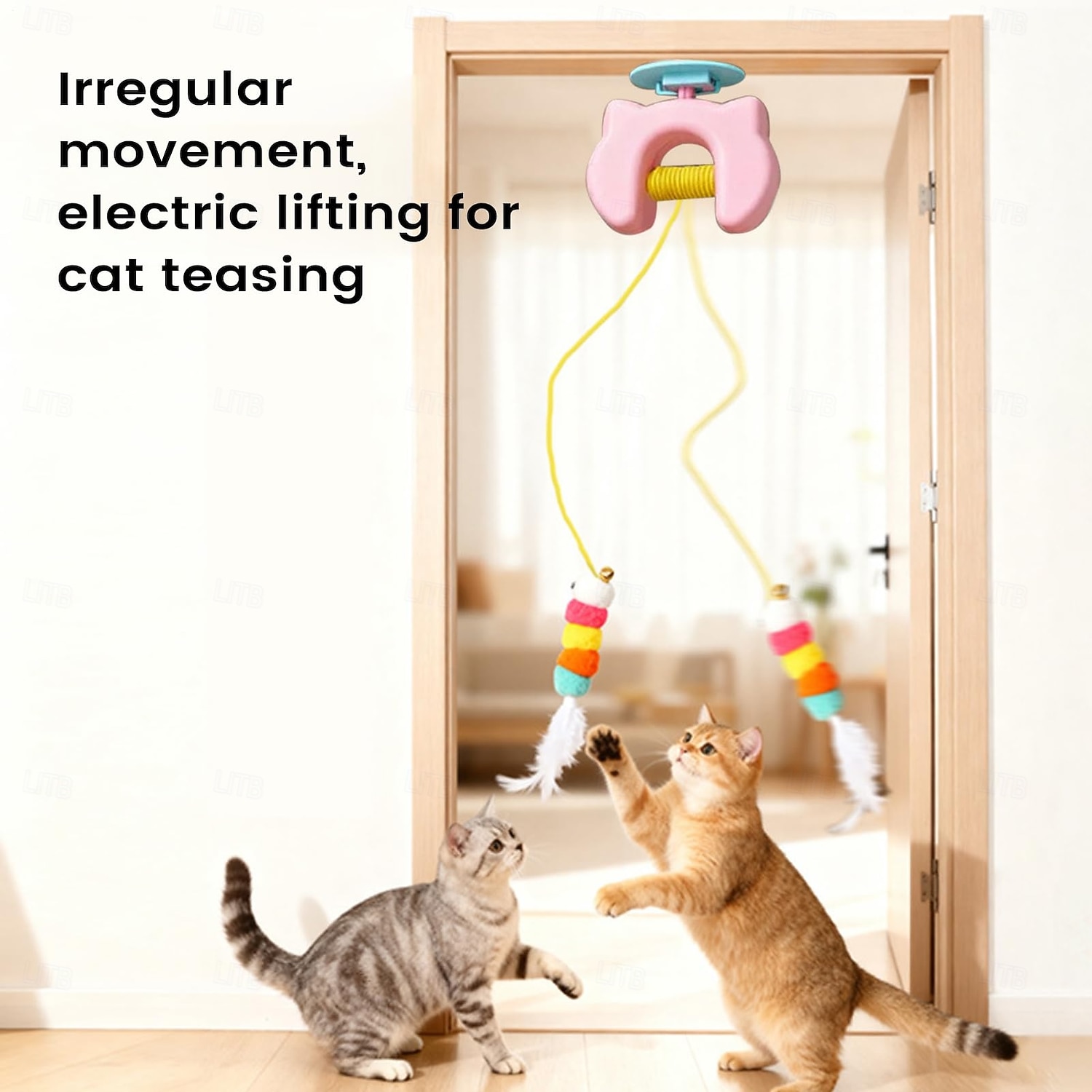Giocattolo elettrico per gatti | Gioco interattivo elettrico per animali domestici - Giocattolo per gattini con sensore di movimento, per esercizio fisico, allenamento, arricchimento, sollievo dalla del 2026 a $13.99 –P16