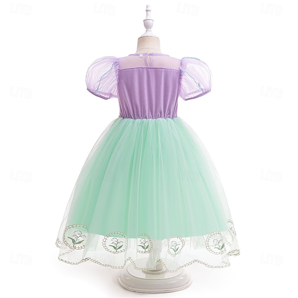 Syrena Księżniczka Sukienka Kostium Cosplay Stroje Film Moda Śłodkie Tutu for Dla dziewczynek Dzieci Halloween Bal maskowy Codzienny Impreza Święto 2026 - $44.99 –P2