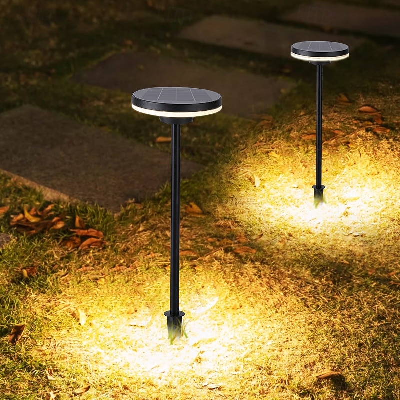 1er-Pack Solar-Wegeleuchten für den Außenbereich, hellere, wasserdichte Solarleuchten für den Außenbereich, Wegeleuchte mit größerem Panel, automatische Ein-/Ausschaltfunktion für Einfahrt, Terrasse, Gartenweg und Rasen 2026 - $107.99 –P1