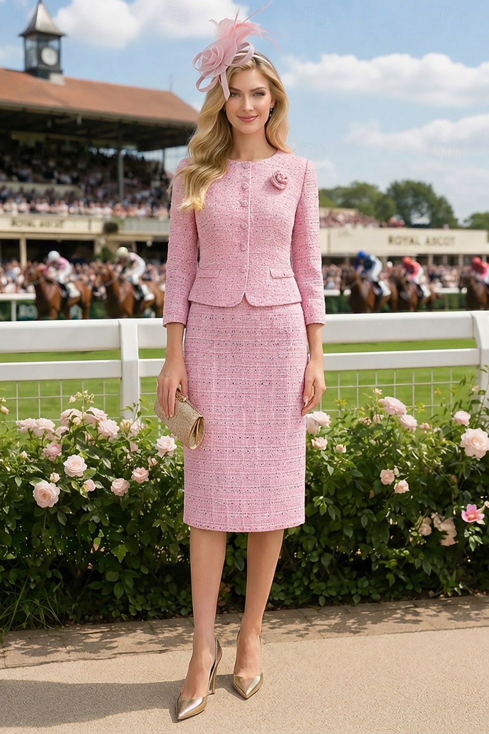 Schlankes Kolonne Knöchellanges Partykleid Cocktailkleid Hochzeitsgastkleid Mutter der Braut Kleid Langarm Rundhalsausschnitt Elegant Vintage Party mit Knöpfen 2026 - $160.99 –P1