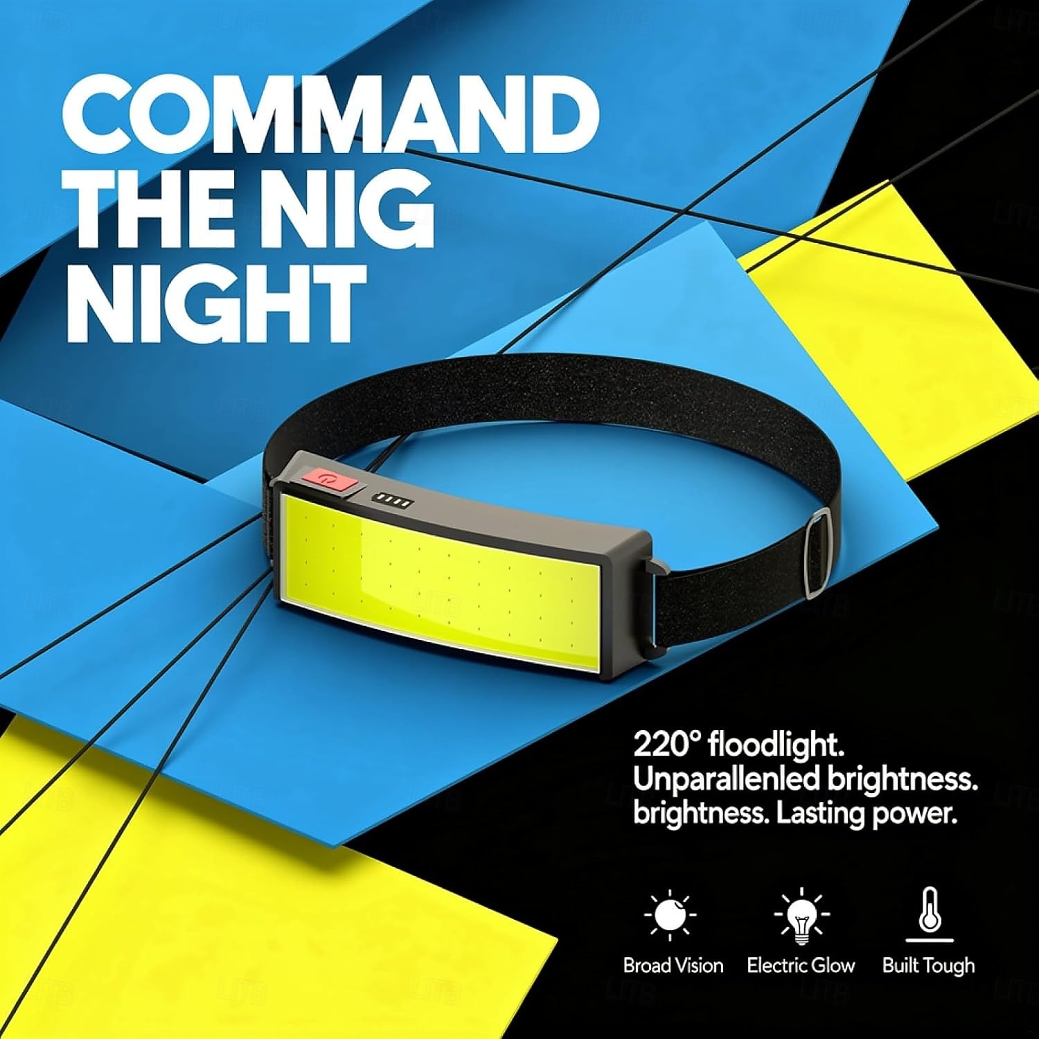 COB Portable Floodlight Headlamp Built-in Rechargeable Lithium Battery Outdoor LED Super Bright Camping Headlight Fishing Lamp 2026 - $17.99 –P6