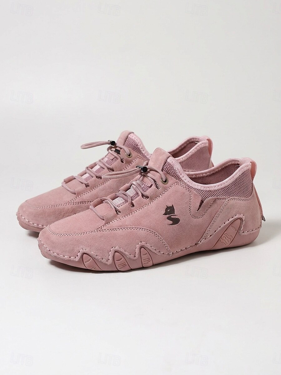 Rosa promenadskor för kvinnor – flexibla och bekväma sneakers med noll dropp för resor, promenader utomhus, trädgårdsarbete &dagligt vardagskläder 2026 - $54.99 –P3