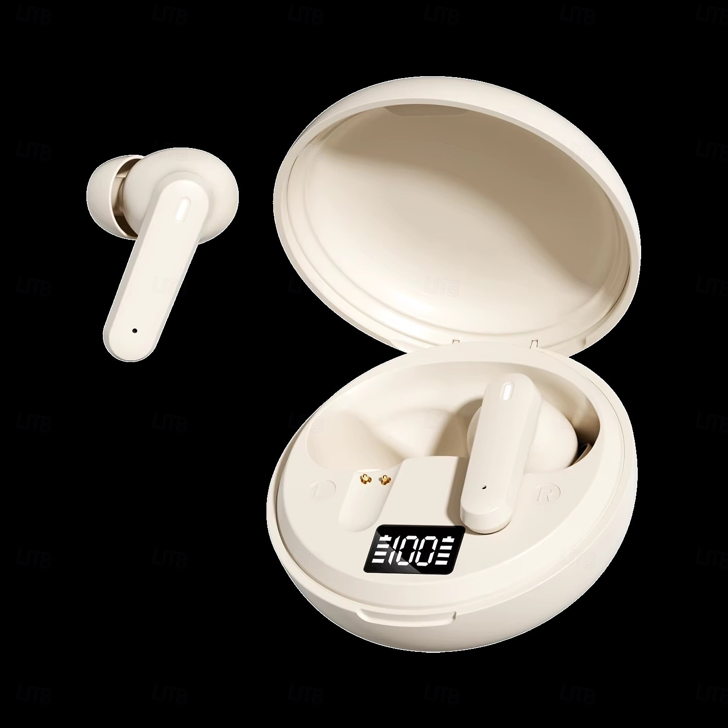 Fones de ouvido sem fio Bluetooth 6.0, TWS com reforço de graves. &Redução de ruído, estojo de carregamento com visor digital LED, microfone HD para chamadas, fones de ouvido intra-auriculares de 2026 por $27.99 –P3