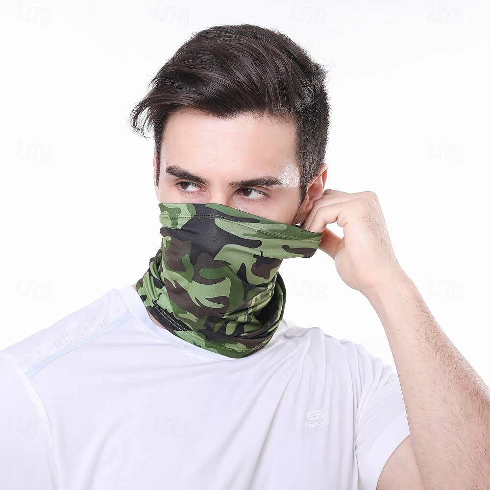 Unisex Outdoor Camouflage Neck Gaiter, Summer UV Protection Ice Silk Headband, Fishing Face Mask, Breathable Comfortable Outdoor Bandana & Scarf 2026 - $9.99 –P1