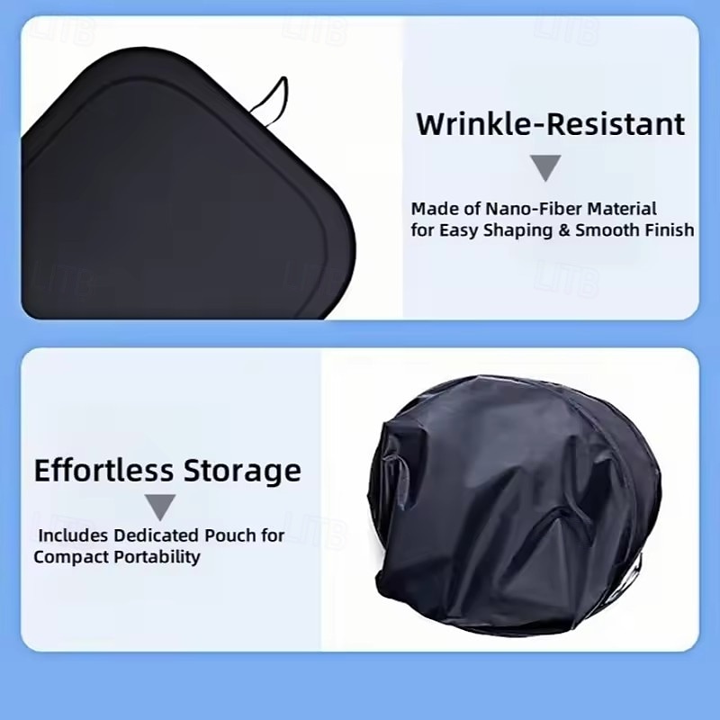 Car Windshield Sun Shade, Foldable Front Window Sunshade Blocks UV Rays & Heat, Keeps Vehicle Cool, Universal Fit for Most Sedans, SUVs, and Trucks, Durable Interior Sun Protector, Black 2026 - $14.99 –P4