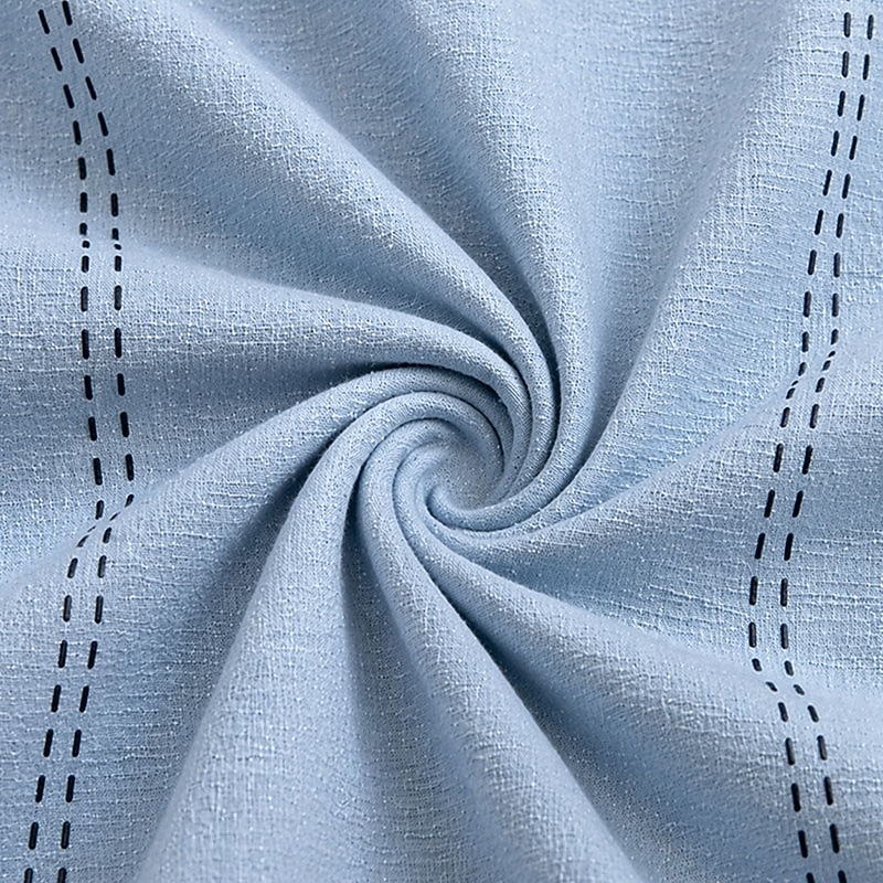 Dámské Tričko Tričko Henley Tričko Top Knoflíky Proužky Módní Krátký rukáv Henley Běžné topy Ležérní Plážové léto Bílá Světlá růžová Nebeská modř Léto Jaro 2026 - $27.99 –P5