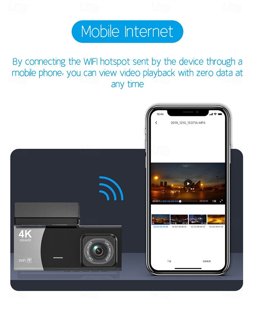 1080p New Design / with Rear Camera Car DVR 170 Degree Wide Angle 2 inch IPS Dash Cam with motion detection / Loop recording / Waterproof Car Recorder 2026 - $95.99 –P10