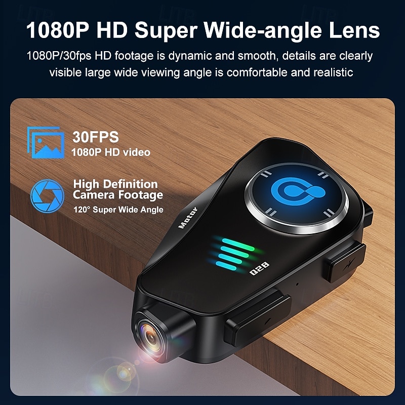 Q28 Motorcycle Helmet Camera, 1080P HD Wireless Action Cam with 50H Battery Life, 120° Wide Angle, 360° Rotatable, IP66 Waterproof Helmet Camcorder for Riding Dash Cam & Sports 2026 - $95.99 –P2