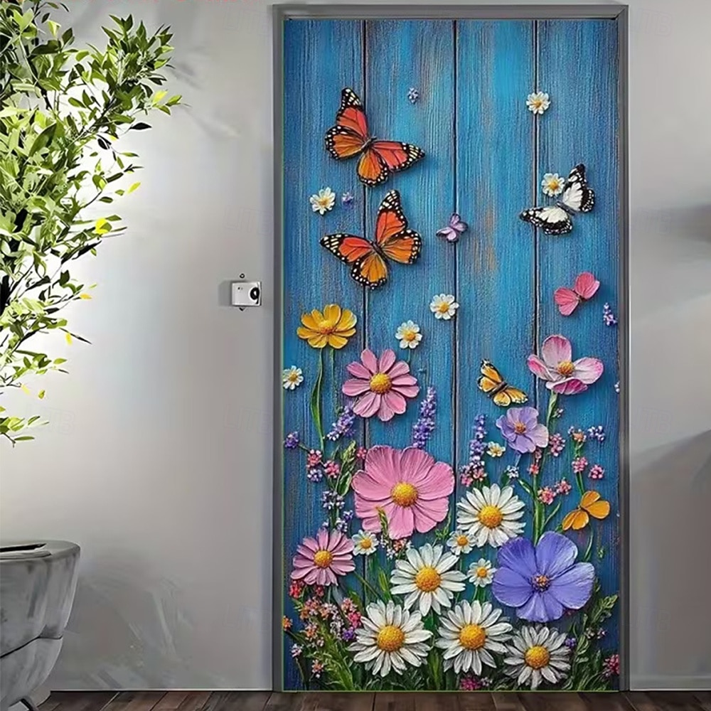 Plakater Dørdeksel Utendørs bannere Blomst søt stil Rustikk 3D Party Sovesal Tenåringsrom Studentboliger Guttehule Frat Soverom Bakgrunner for skyting Hjemmedekor 2026 - $17.99 –P4