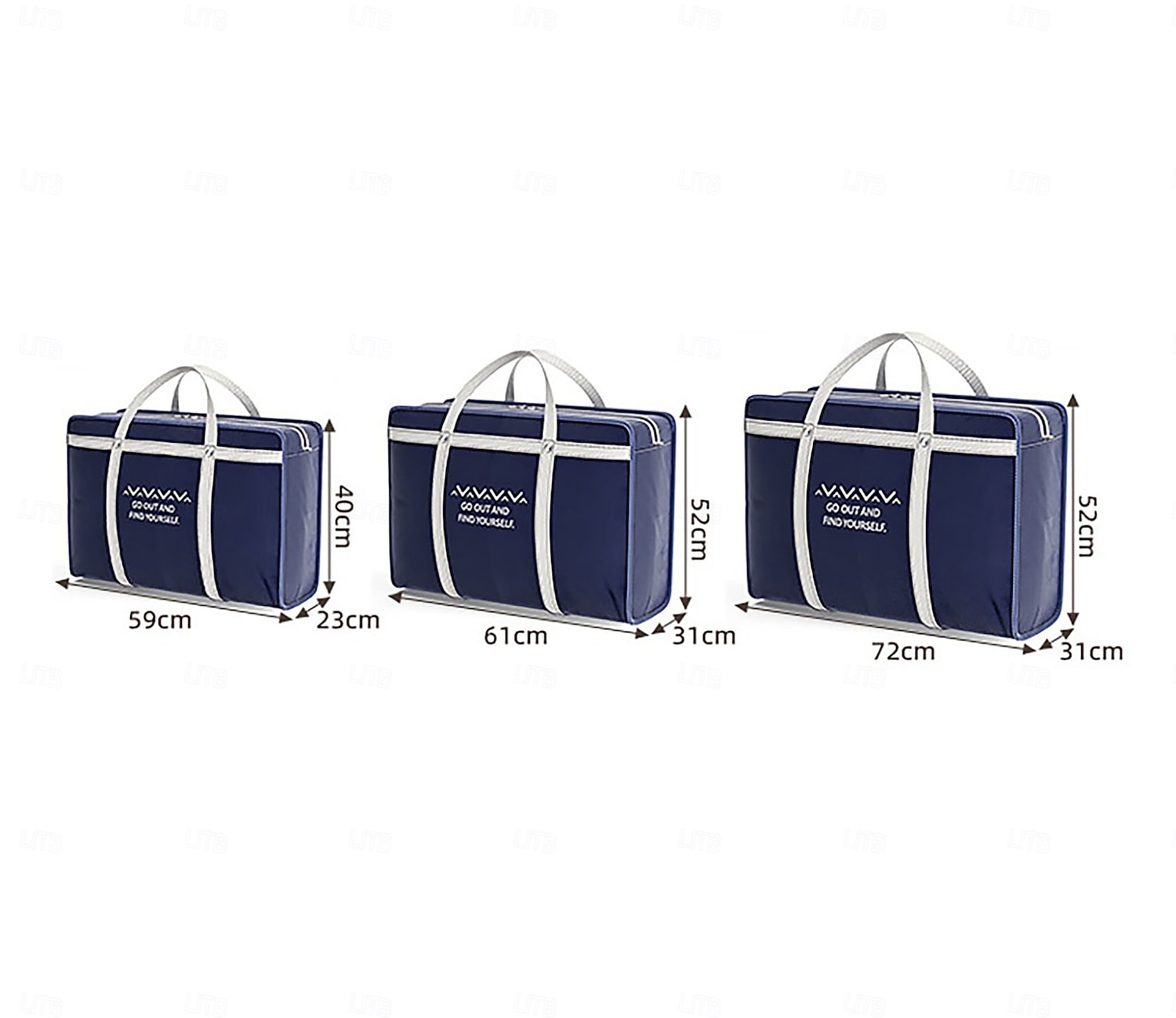 Boîtes de rangement pliables grande capacité pour vêtements, style classique bleu, poignées résistantes et fermeture éclair, organisateur de rangement multifonctionnel pour placard et sous-lit pour de 2026 ? $10.49 –P6