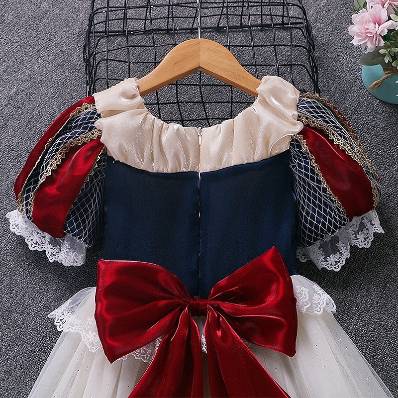 Snow White Princess Dress Cosplay Costume Outfits Movie Cute Tutus Led Light Up for Girls' Kid's Masquerade Daily Holiday Comic Con 2026 - $45.99 –P13