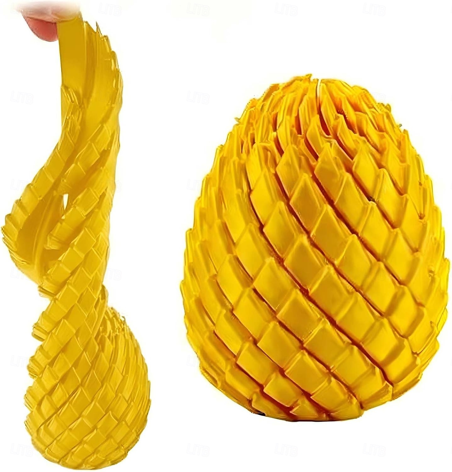 بيضة تململ مطبوعة بتقنية ثلاثية الأبعاد، لعبة انزلاقية لتخفيف التوتر، بيضة تململ ملتوية لعيد الفصح للبالغين، ألعاب تململ صغيرة منزلقة لحشو سلال عيد الفصح، أحجية دوارة لتخفيف التوتر 2026 - $9.99 –P11