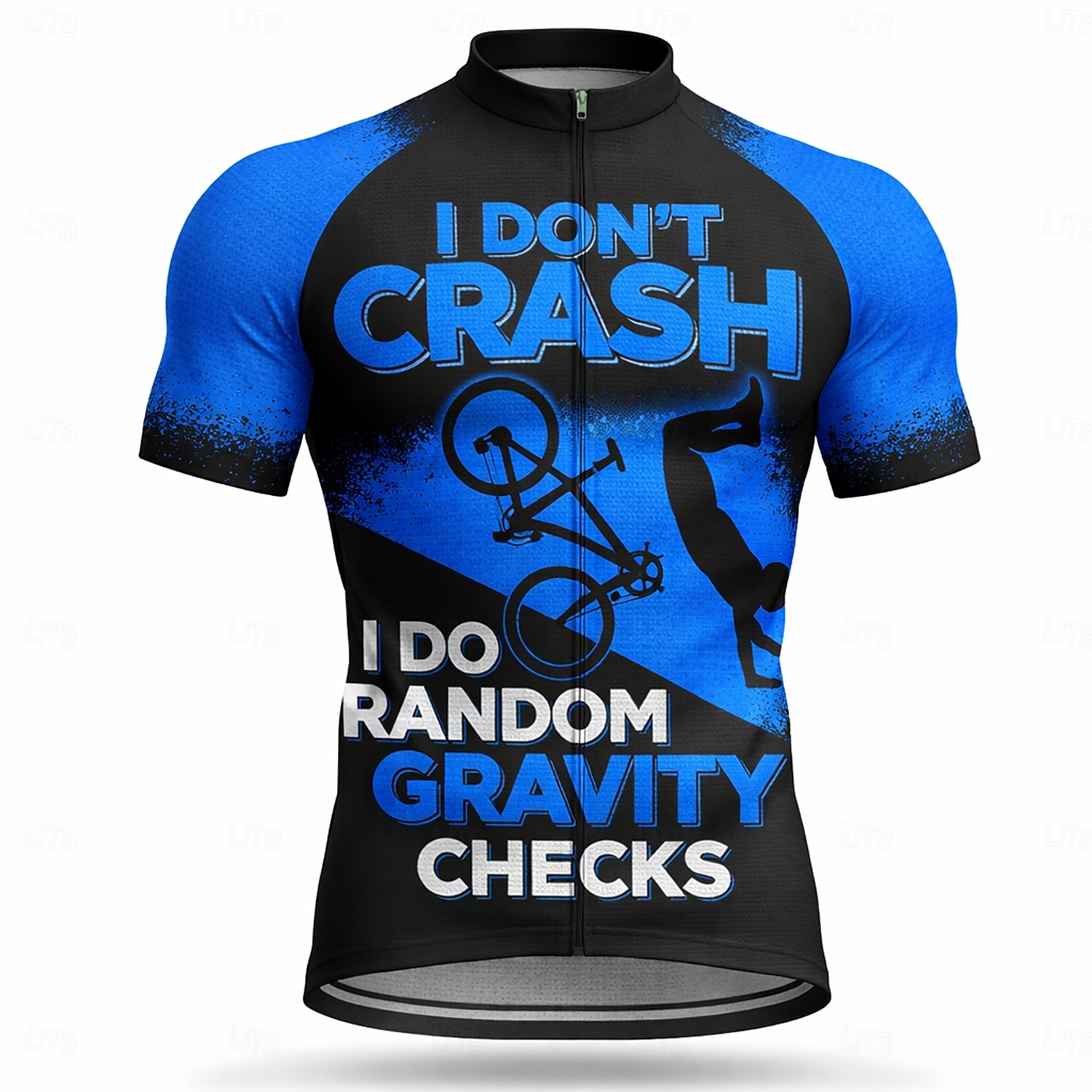 גברים חולצת ג'רסי לרכיבה גיאומטרי אופנייים דמות וסלוגן שרוולים קצרים אופנייים ג'רזי צמרות עם 3 כיסים אחוריים עמידות UV ייבוש מהיר עם כיסים רוכסן קדמי ספורט שחור צהוב כחול רויאל ביגוד 2026 - $30.99 –P8