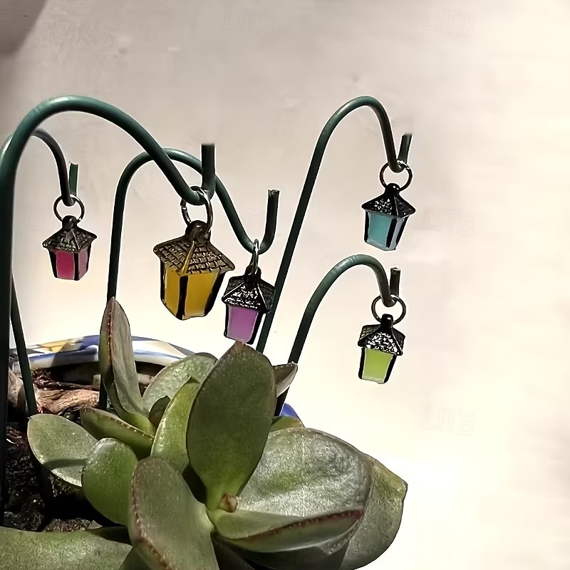 6 stuks miniatuur tuinstekers, lichtgevend in het donker, mini bonsai-ornamenten, kleine knutselwerkjes voor bijeenkomsten en feesten, mini sprookjestuinlandschappen, betoverende tuindecoratie 2026 - $13.99 –P6