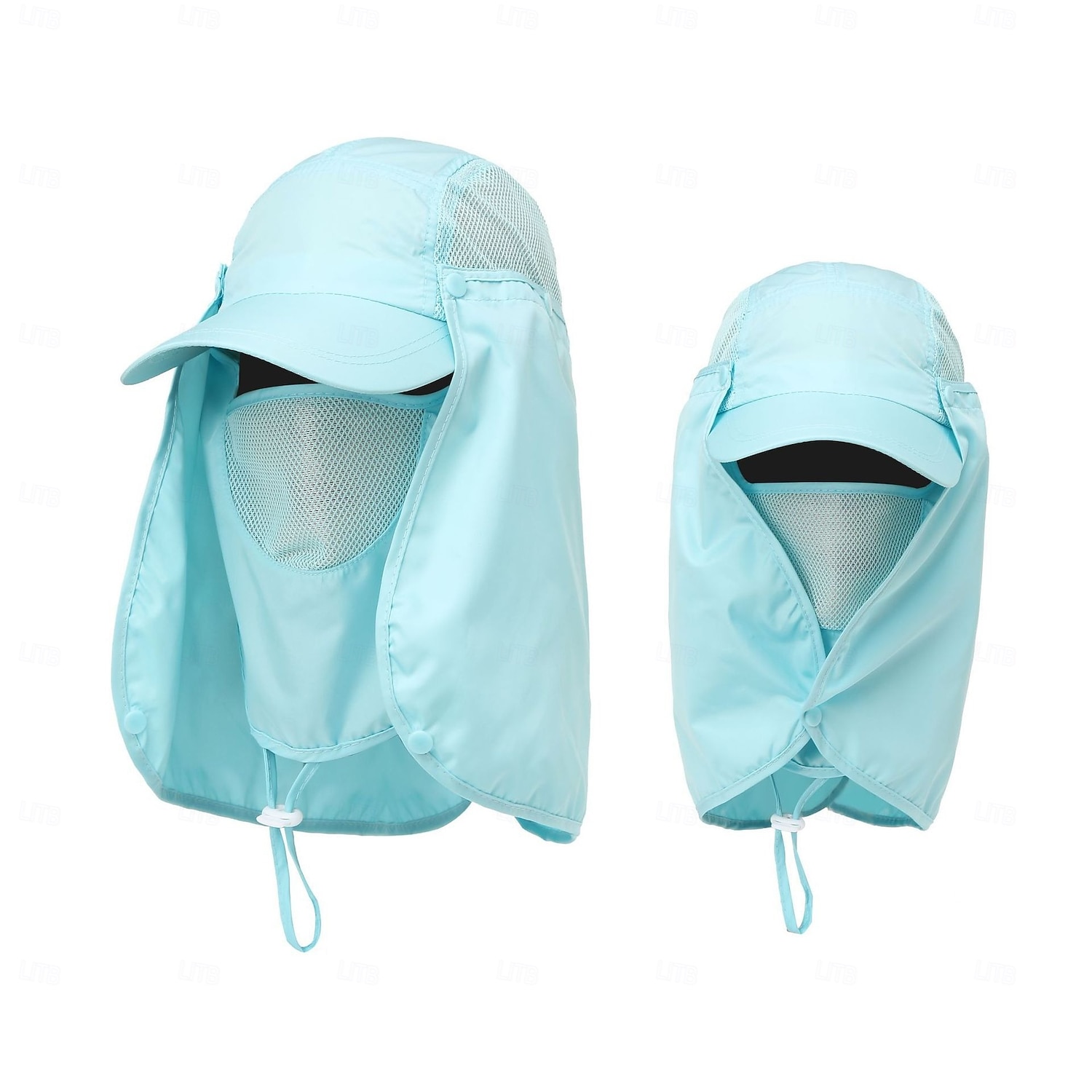 2-in-1 UV Protection Sun Hat for Men & Women, Outdoor Summer Hat with Removable Face Shield for Fishing, Hiking & Camping, Lightweight, Breathable, Quick-Dry Sun Hat for Full Face & Neck Protection 2026 - $18.99 –P12