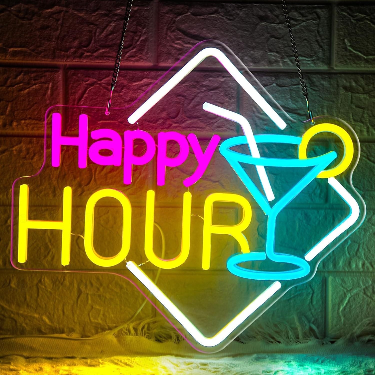 Neonový LED nápis pro koktejlový bar, nastavitelný jas napájený přes USB, svítící párty světlo pro vnitřní bary, restaurace, hospody, salónky, domácí bary, noční kluby, jídelny, párty a ambientní 2026 - $35.99 –P9