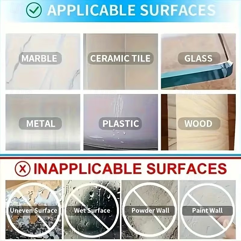 200 Pieces of Super Strong Double-Sided Tape, Transparent, No Drilling or Nails Required, Suitable for Various Surfaces Such as Plastic, Glass, Metal, Stone, and Drywall 2026 - $13.49 –P3