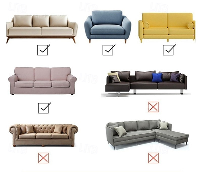 Waterbestendige, elastische bankhoes, jacquard hoes, antislip, wasbaar, meubelbeschermer, huisdiervriendelijk, voor de woonkamer. 2026 - $37.99 –P2