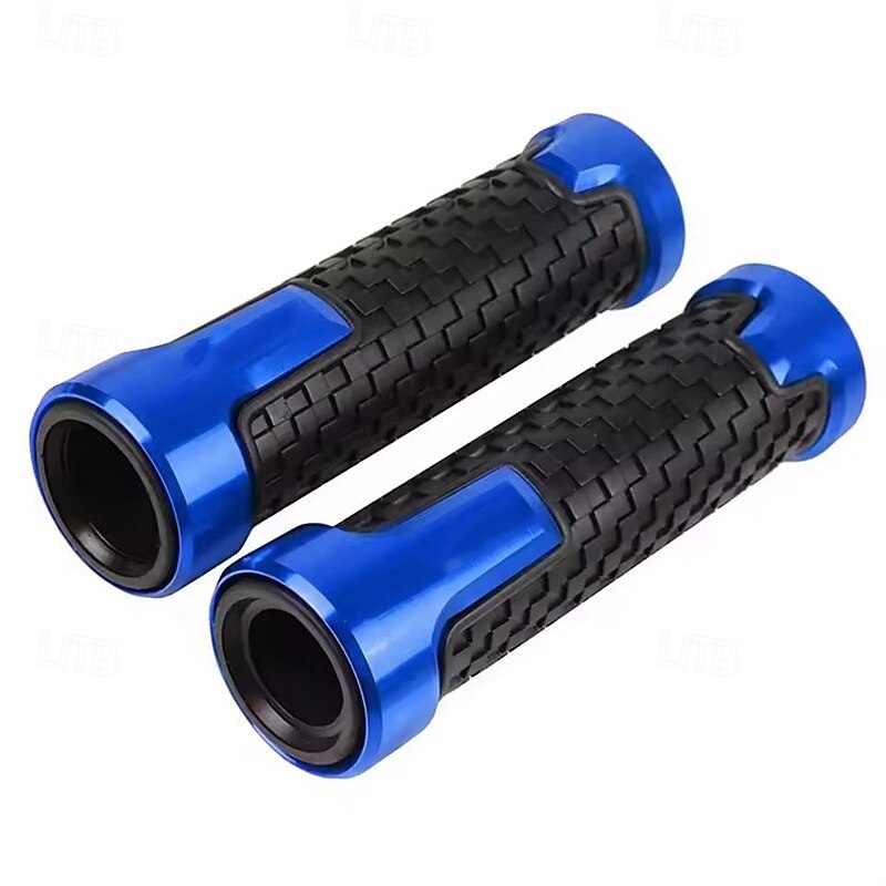 Uchwyty motocyklowe 7/8", uniwersalne 22 mm, antypoślizgowe, aluminiowe, gumowe uchwyty CNC do kierownicy skutera sportowego, ergonomiczne i wygodne końcówki kierownicy, 1 para 2026 - $15.99 –P9