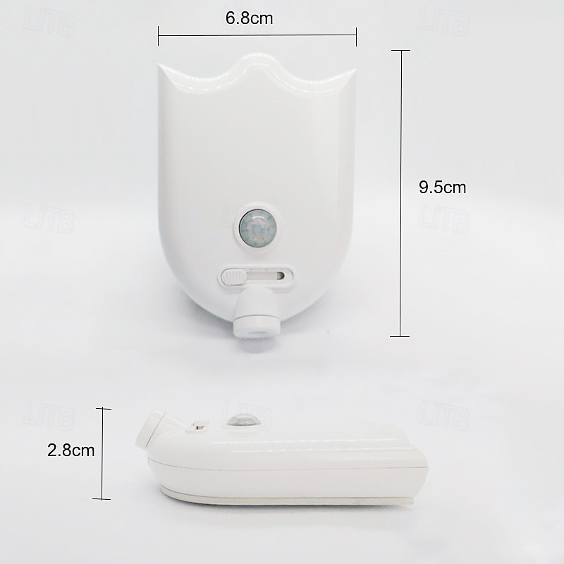 Smart LED Motion Sensor Toilet Night Light, 4 Pattern Projection Lamp, Battery Powered (AAA), Decorative Bathroom Bowl Light for Night Use 2026 - $12.99 –P9