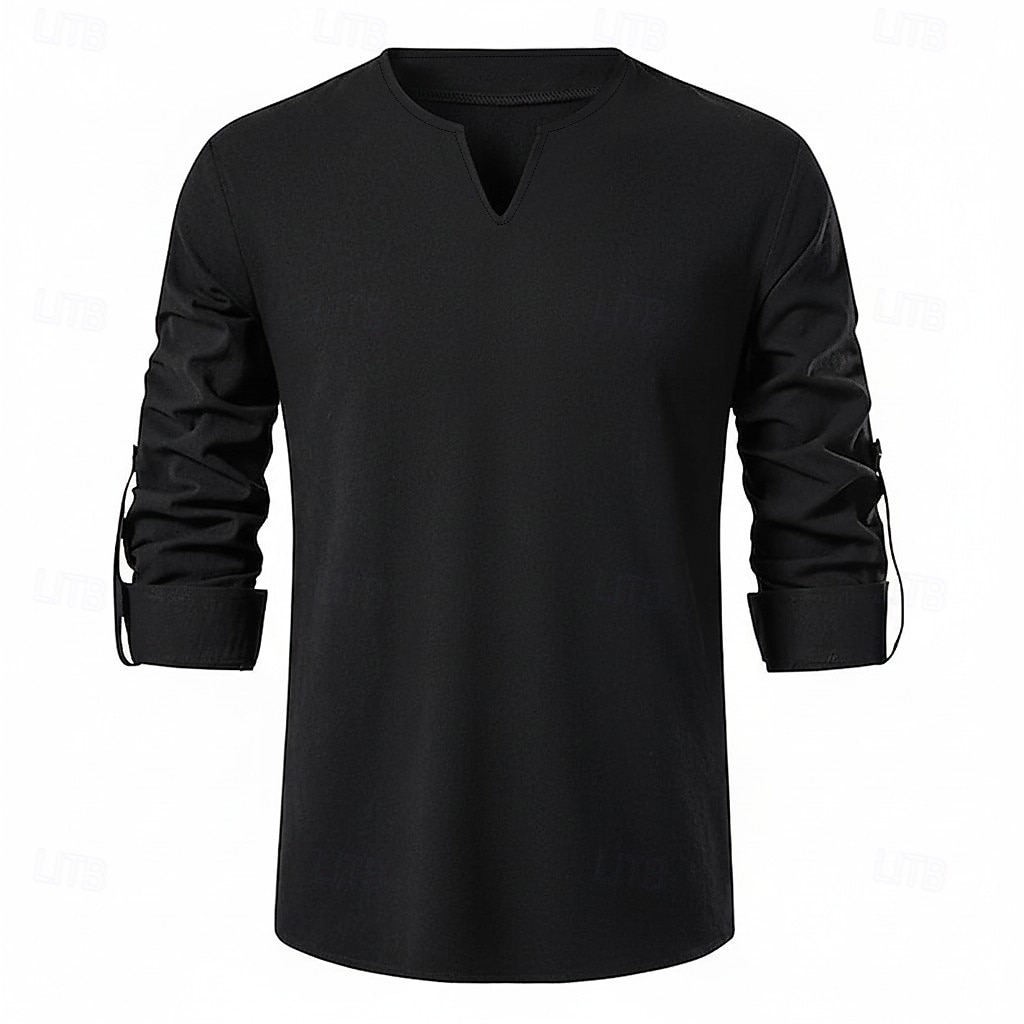 Mittelalterlich Renaissance Hemd langarm Pirat Wikinger Kostüm Herren Vikinger Seeräuber Halloween Karneval Leistung LARP Renaissance-Messe Erwachsene Hemd 2026 - $21.99 –P6
