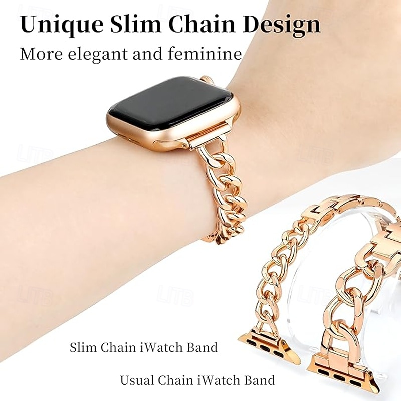 Modern Buckle Compatible with Apple Watch band 38mm 40mm 41mm 42mm 44mm 45mm 46mm 49mm Metal Clasp Adjustable Alloy Strap Replacement Wristband for iwatch Ultra 3 2 Series 11 10 9 8 7 SE 6 5 4 3 2 1 2026 - $13.99 –P8