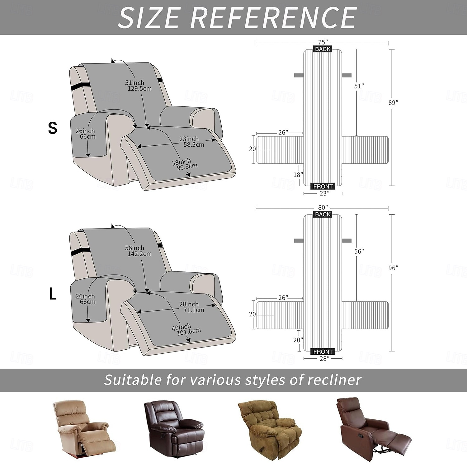 Wasserdichte Sofabezüge, rutschfeste Sofabezüge, Sesselbezüge, Einzelsitzer-Sofabezüge, Haustierfreundliche, kratzfeste und strapazierfähige Sofaüberwürfe für Hunde und Katzen, Wohnzimmerbezüge für jede Jahreszeit 2026 - $37.99 –P1