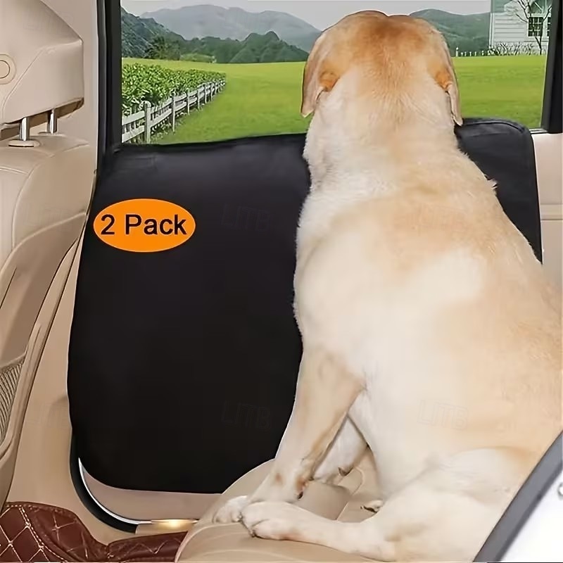 2026年 2個入り 車用ドアプロテクター 傷防止 犬用窓ガード オックスフォード布マット 噛みつき防止 ペットシートカバー 安全で丈夫な犬用アクセサリー  コレクション – $30.99 –P2