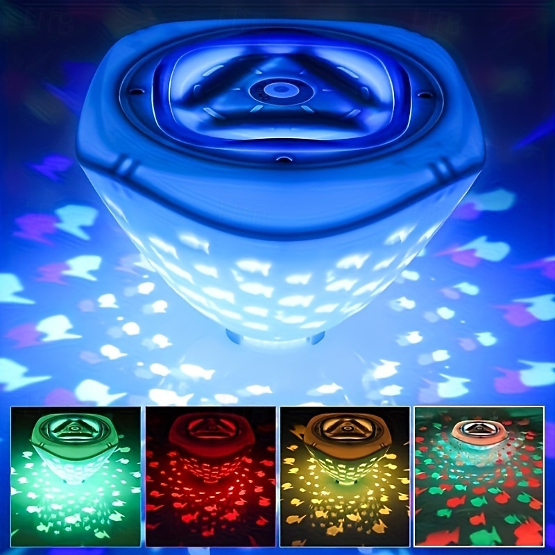 2 luces flotantes LED RGB con forma de pez, resistentes al agua (IP67), ideales para estanques, jarrones y acuarios. Perfectas para fiestas al aire libre y como iluminación ambiental decorativa de 2026 - $44.99 –P4