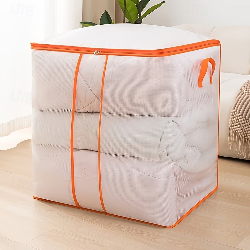 Transparente PVC-Aufbewahrungstasche mit Griff, klar und gut sichtbar, hochwertig und feuchtigkeitsbeständig, geeignet zum Packen und Organisieren von Gepäck in verschiedenen Situationen, für 2026 - $10.49 –P10