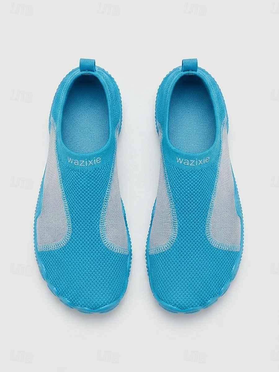 Scarpe da acqua da donna in rete blu, calzini da acqua antiscivolo a maglia ad asciugatura rapida, calzature leggere e traspiranti per spiaggia, nuoto, snorkeling, immersioni, surf & escursionismo del 2026 a $34.99 –P3