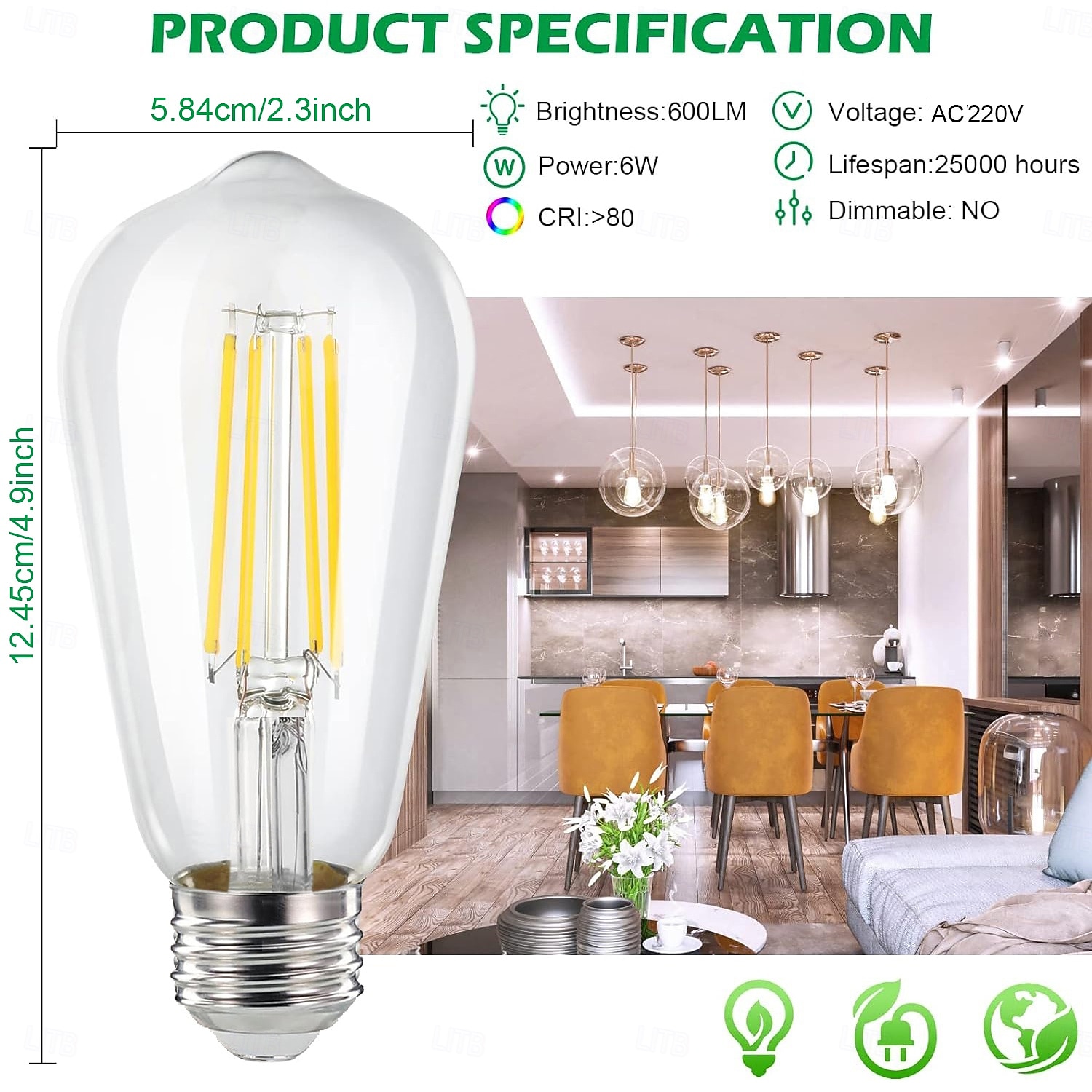 15ft 1-lichts stekker, 23ft 3-lichts stekker, hanglampen met stekker, hanglampenset van henneptouw met tweewegschakelaar, hanglampensets in boerderijstijl, doe-het-zelf hanglampen 2026 - $54.99 –P3