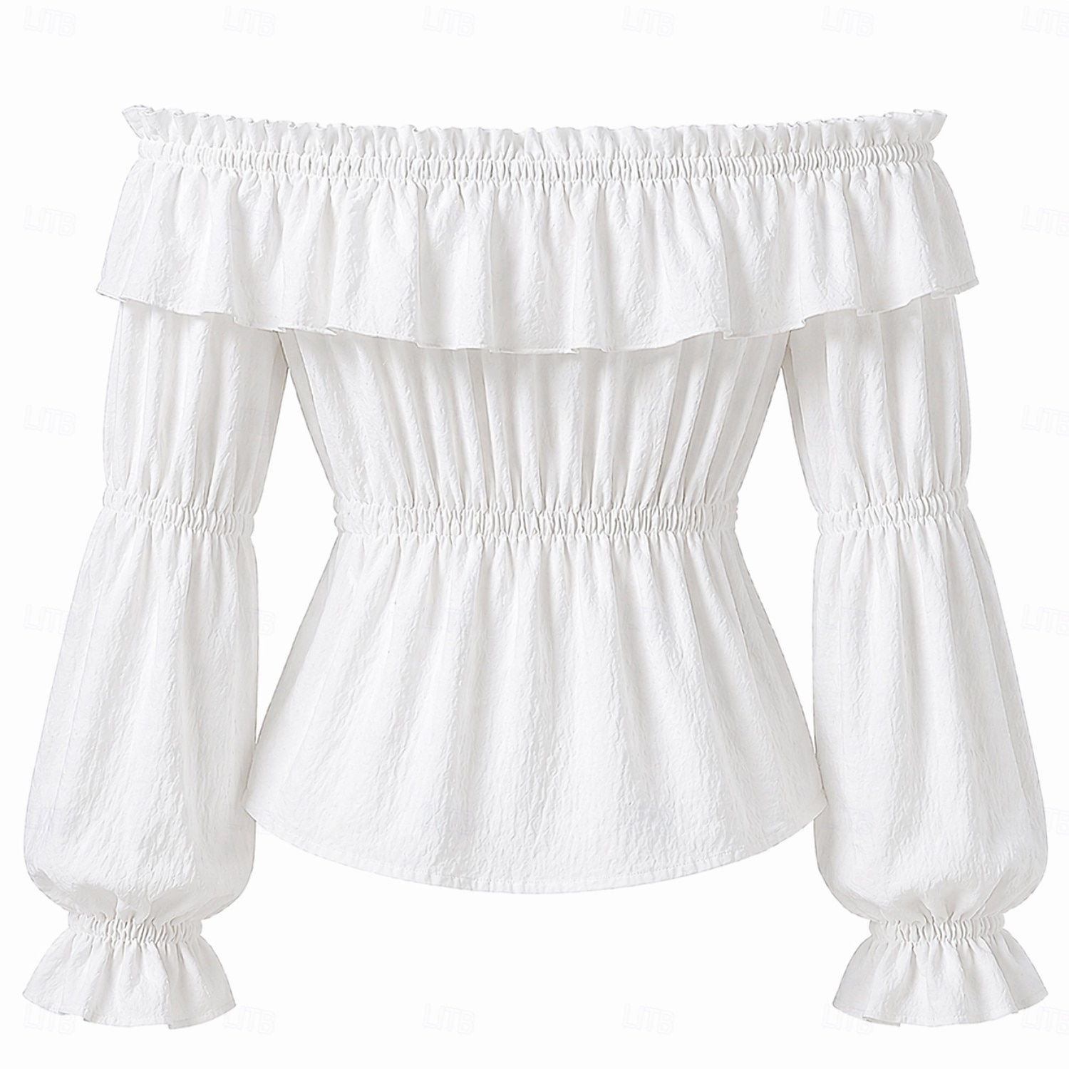 Médiéval Renaissance Blouse / Chemise Manches longues Pirate Viking Épaules Dénudées Déguisement Femmes Pirate Fantaisie Halloween Carnaval Performance LARP Foire de la Renaissance Adulte Chemisier de 2026 ? $33.99 –P4