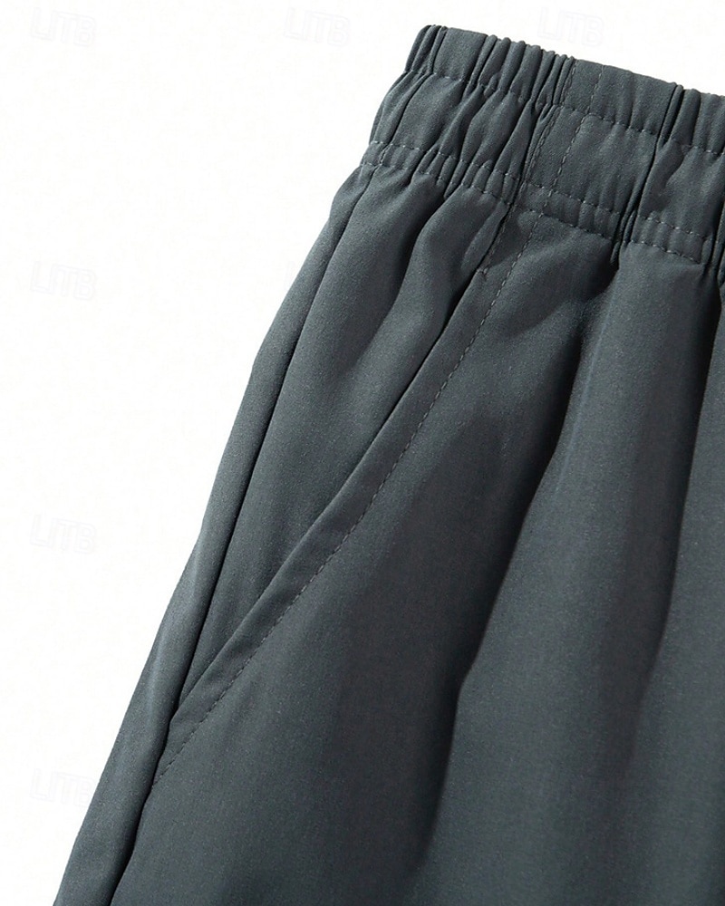 Men's Outdoor Pants Cargo Pants Hiking Pants Trousers Summer Spring Autumn / Fall Outdoor Tailored Fit Waterproof Quick Dry Breathable Pants / Trousers Drawstring Pocket Elastic Waist Black Army Green 2026 - $24.99 –P12