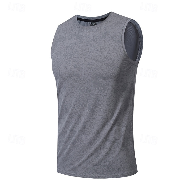 Homme Débardeur Gilet Sous-Vêtements T-shirt sans manches Sans manches Col ras du cou Été Printemps Uni Mode Léger Classique Séchage Rapide Salle de sport Rue Sports Bleu Blanche bleu marine T-shirt de 2026 ? $20.99 –P11