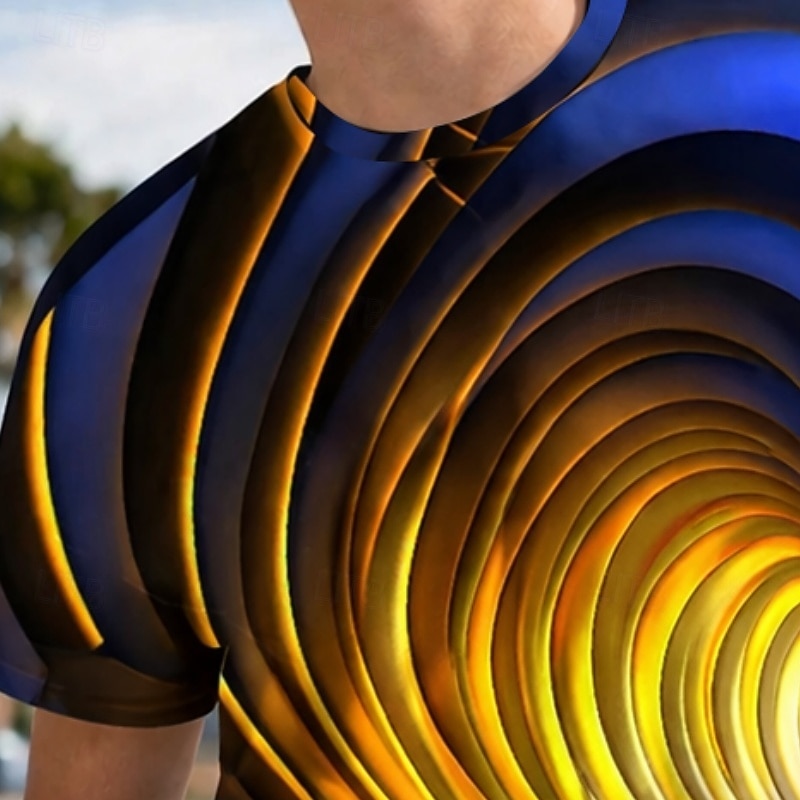 Băieți 3D Grafic Geometric Tricou Manșon scurt Tipărire 3D Vară Primăvară Sport Modă Șic Stradă Copii 4-12 ani Stil Nautic Casual Zilnic În aer liber Fit regulat 2026 - $14.49 –P3