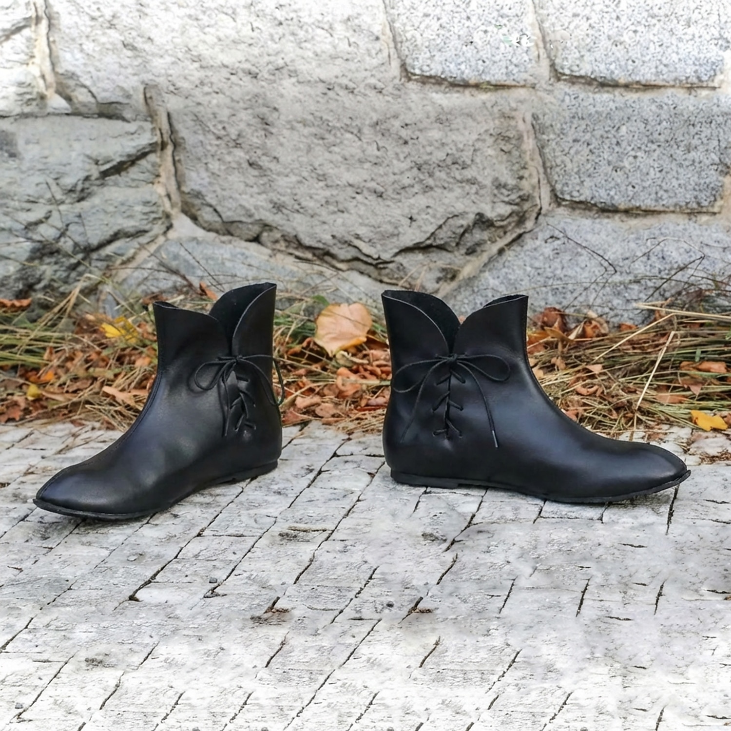 2026年 レトリ／ヴィンテージ 中世 ルネッサンス シューズ 仮装 男性用 セルティック 海賊 ハロウィーン カーニバル マスカレード マスカレード パーティー 成人 シューズ  コレクション – $48.99 –P2