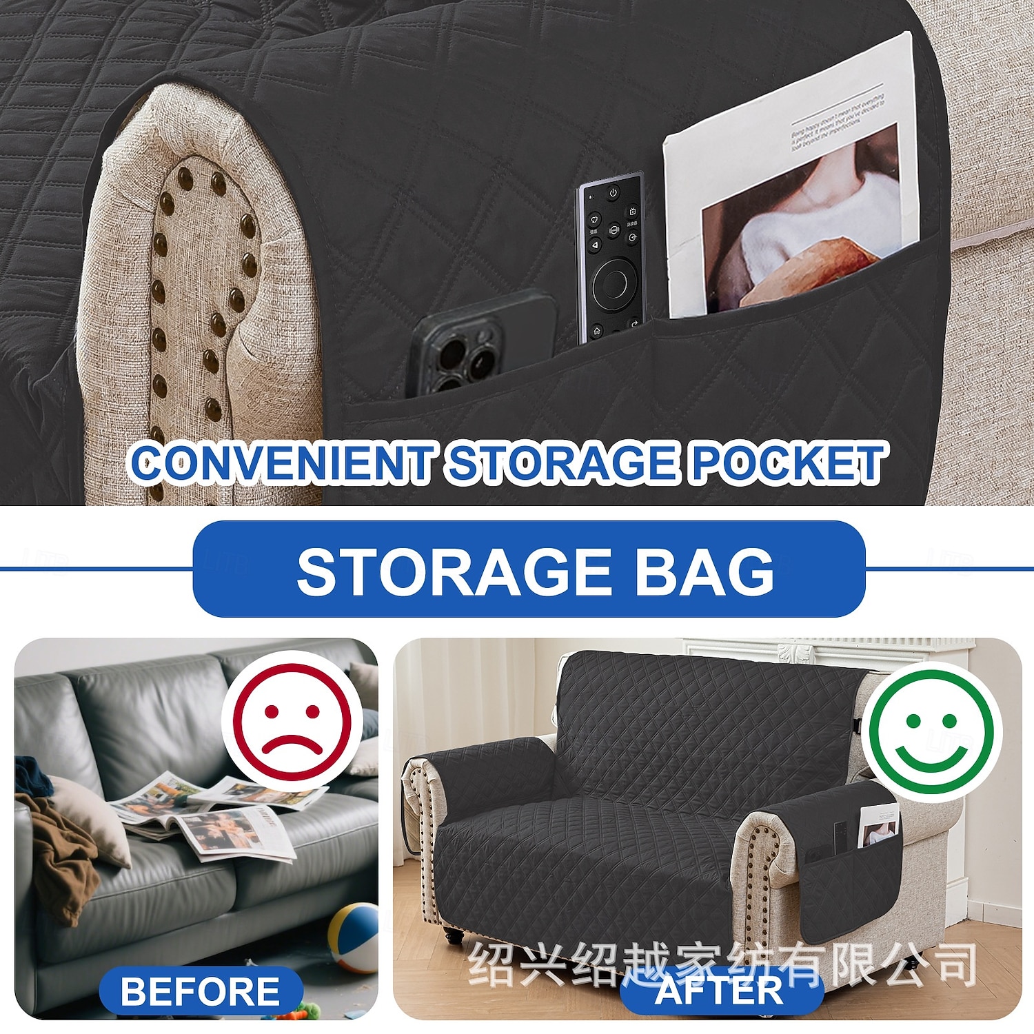 Waterproof Non Slip Pet Sofa Mat Solid Color One Piece Sofa Cover Couch Protector Durable Anti Stain Furniture Cover for Dogs Cats Living Room All Season Use 2026 - $34.99 –P6