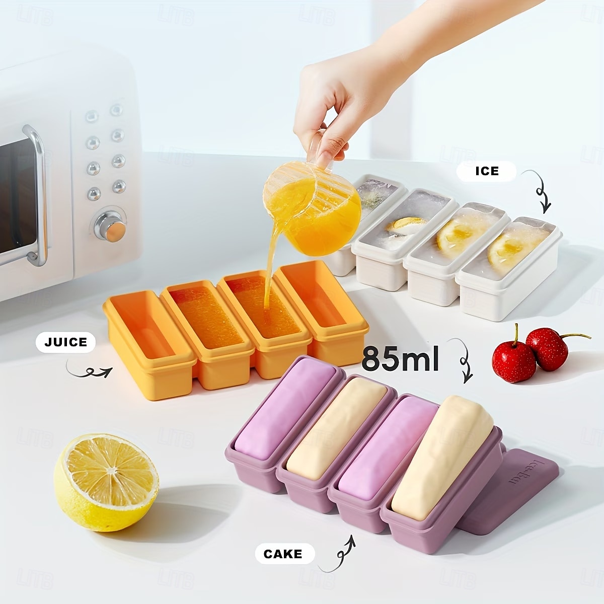 Silicone Ice Cube Trays with Lid, Perfect for Chilling Drinks And Smoothies, Kitchen Essential Silicone Ice Trays, Food-Grade Silicone, Soft And Easy to Demould, Suitable for Frozen Drinks And Whisky 2026 - $10.99 –P5