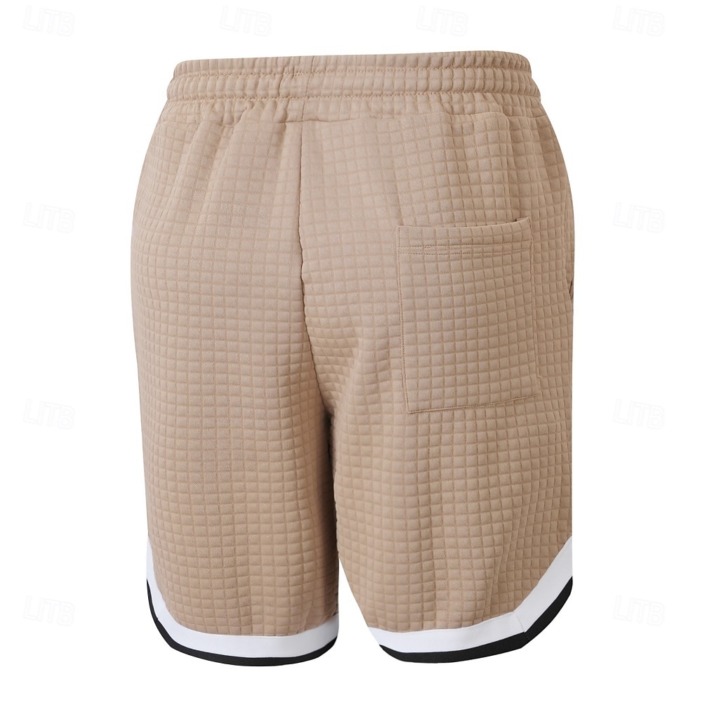 Per uomo Pantaloncini Waffle Shorts Pantaloncini Estivi Shorts da Spiaggia Pantaloncini casual Tasca Elastico in vita Blocco di colori Comodità Traspirante Lunghezza al ginocchio Casuale All'aperto del 2026 a $26.99 –P18