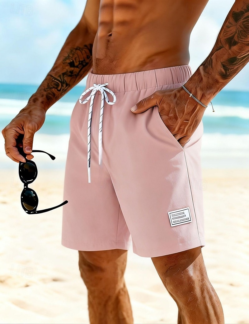 Per uomo Shorts sportivi Shorts Pantaloncini Estivi Shorts da Spiaggia Pantaloncini casual Tasca Elastico in vita Semplice Comodità Traspirante Lunghezza al ginocchio All'aperto Spiaggia Vacanza del 2026 a $21.99 –P7