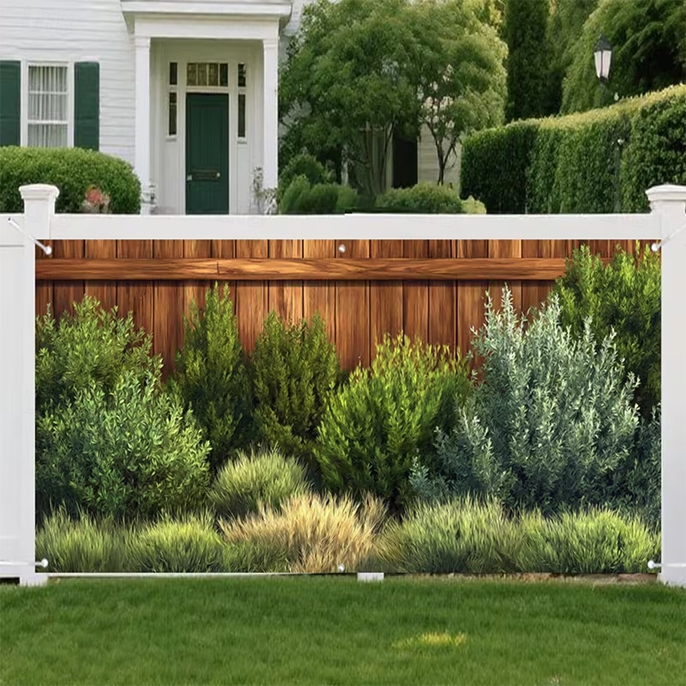 Garage Door Cover Large Hanging Backdrop Garden Vintage 3D Party Outdoor Shooting Backgrounds Front Door Home Decor 2026 - $49.99 –P4